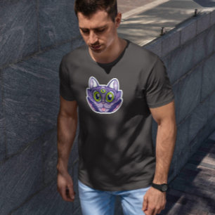 Drie oogkat t-shirt