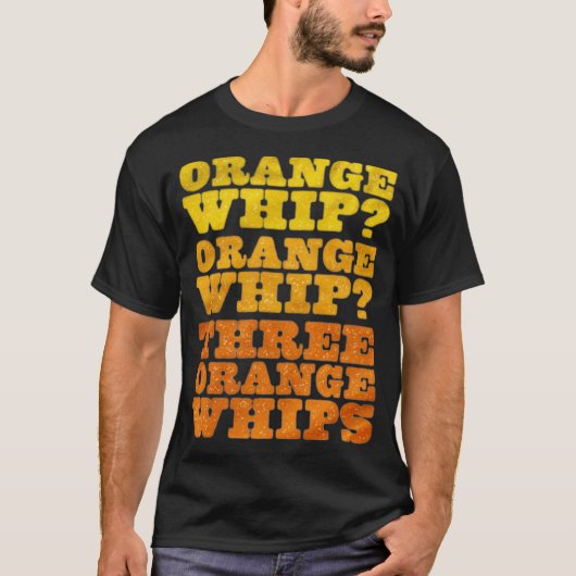 Drie Oranje Zwepen Grappig T-shirt (Voorkant)