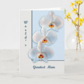 Drie orchideeën kaart (Gele Bloem)