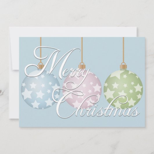 Drie Ornament feestdag met foto's met foto's Feestdagenkaart (Achterkant)