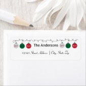 Drie Ornamenten - het Etiket van het Adres van de (Insitu)