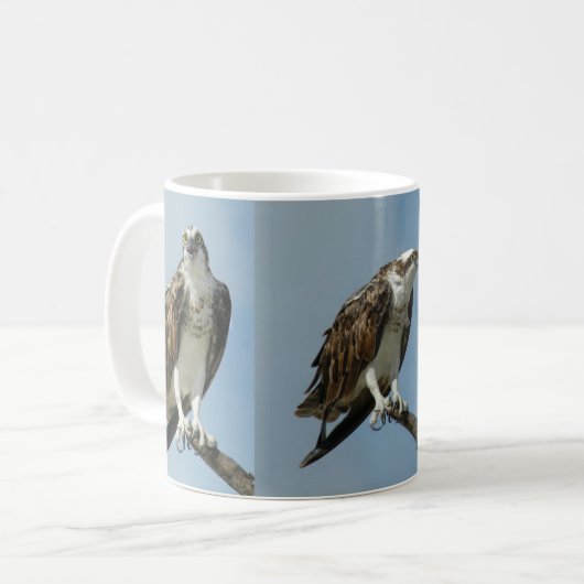 Drie Osprey afbeeldingen Coffee Mok (Voorkant links)