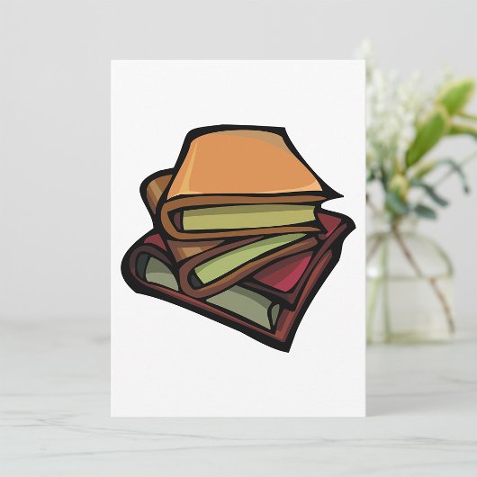 Drie oude Boeken gestapeld samen Kaart