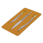 Drie oude Griekse zwaarden Magneet (Linkerzijde)