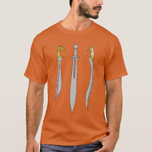 Drie oude Griekse zwaarden T-shirt
