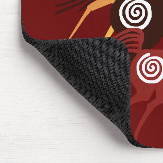 Drie oude paarden Mousepad Muismat (Hoek)