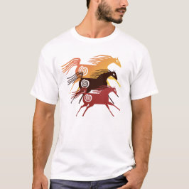 Drie oude paarden T-shirt