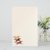 Drie Oudere paarden 2STATIONERY Briefpapier (Staand voorkant)