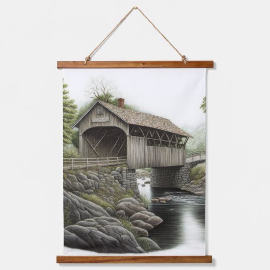 Drie overdekte brugtapijten hangend wandkleed (Voorkant 2)