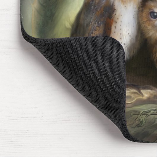 Drie Owl Moon Mousepad Muismat (Hoek)