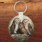 Drie Owl Moon Sleutelhanger (Voorkant)