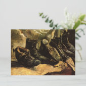 Drie paar schoenen door Vincent van Gogh (Staand voorkant)