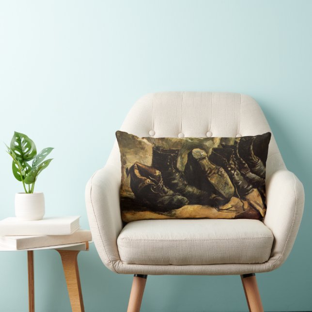 Drie paar schoenen door Vincent van Gogh Kussen (Stoel)