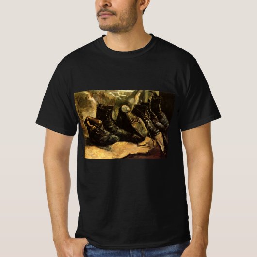 Drie paar schoenen door Vincent van Gogh T-shirt (Voorkant)