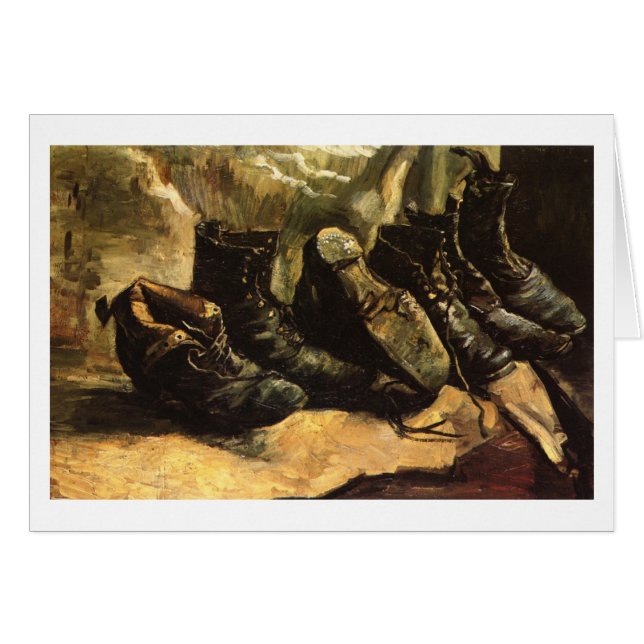 Drie paar schoenen, Van Gogh Fine Art (Voorkant Horizontaal)