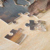 Drie paarden aan de strand legpuzzel (Zijkant)