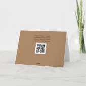 Drie paarden die de Kaart van Birthday met rust la (Achterkant)