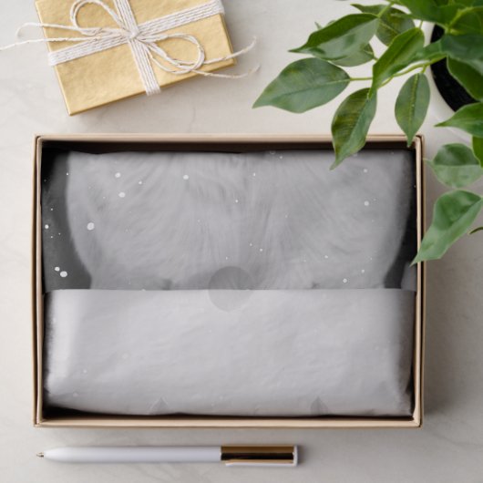 Drie paarden in de sneeuw Decoupage Tissuepapier (Geschenk)