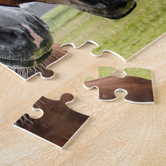 Drie paarden legpuzzel (Zijkant)