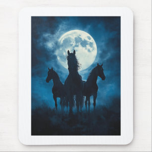 Drie Paarden Maan Muismat