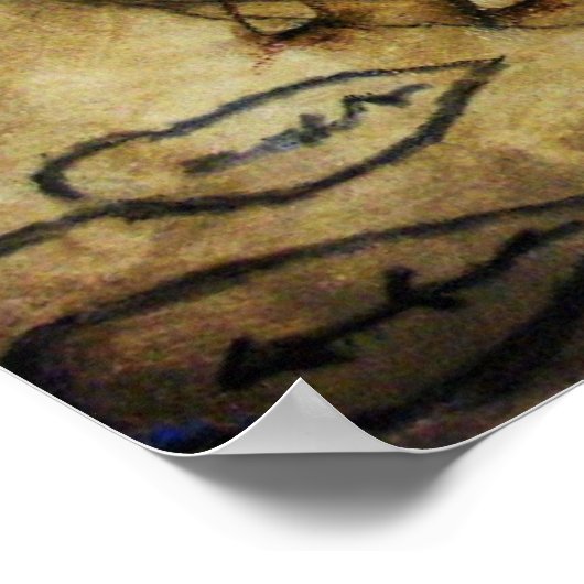 Drie paarden poster (Hoek)