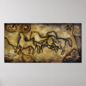 Drie paarden poster (Voorkant)