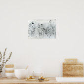 Drie paarden poster (Keuken)