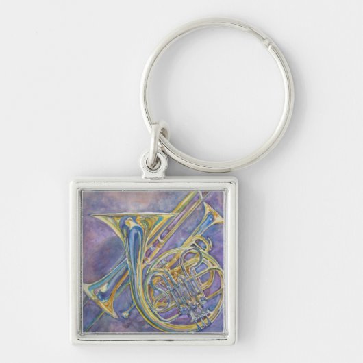 Drie paarden sleutelhanger (Voorkant)