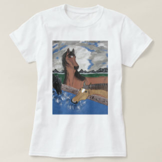 Drie paarden t-shirt