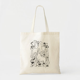 Drie paarden tote bag