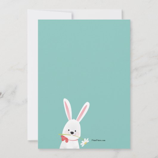 Drie paasbundels kaart (Achterkant)