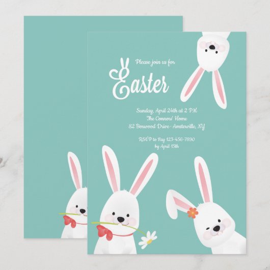 Drie paasbundels kaart (Voorkant / Achterkant)