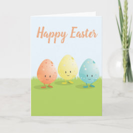 Drie Paaseieren | Wenskaart Feestdagen Kaart