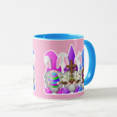 Drie paaskabouters mok (Voorkant rechts)