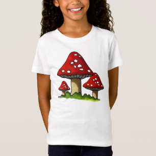 Drie paddenstoelen: Oorspronkelijke illustratie T-shirt