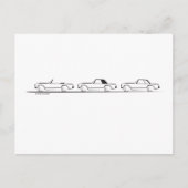 Drie Pagoda SLs Briefkaart (Voorkant)