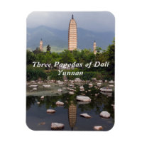 Drie pagoden van Dali, Zhonghe - Yunnan, China