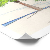 DRIE PALMS-afdrukken (11 x 11 inch) Poster (Hoek)