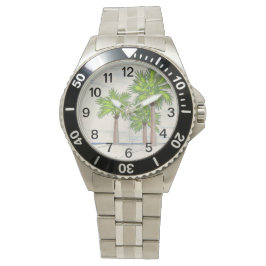 DRIE PALMS-horloge Horloge