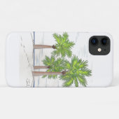 DRIE PALMS iPhone 11 hoesje (Achterkant (horizontaal))