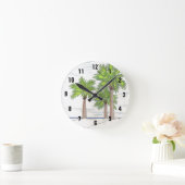 DRIE PALMS-klok Ronde Klok (Huis)