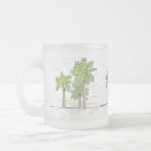DRIE PALMS mok (gevorst glas) (Links)