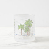 DRIE PALMS mok (gevorst glas) (Center)