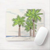 DRIE PALMS mousepad Muismat (Met muis)