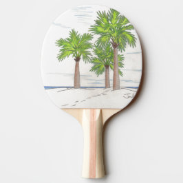 DRIE PALMS Ping-Pong Paddle Tafeltennisbatje
