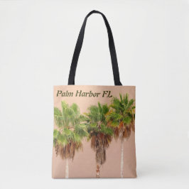 Drie Palms-schoudermachine-Canvas tas