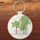 DRIE PALMS-sleutelhanger Sleutelhanger (Voorkant)