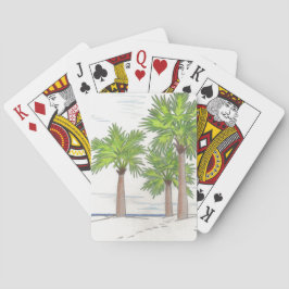 DRIE PALMS-speelkaarten Speelkaarten