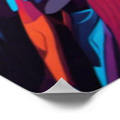 Drie papegaaien Poster (Hoek)