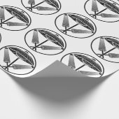 Drie paraplu's in een draadvormige ring cadeaupapier (Hoek)